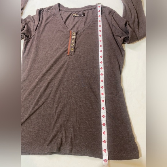 Prana Brown Embellished Tunic Top Size Small - Picture 7 of 8